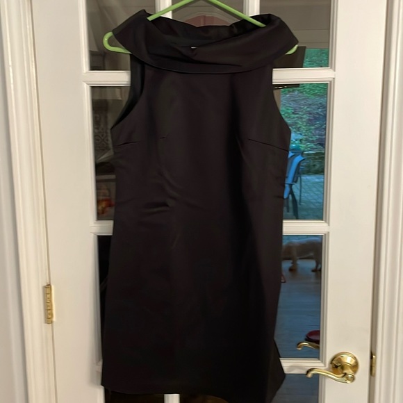 Vintage Milly little black cocktail dress size 8 brushed cotton - Picture 1 of 4